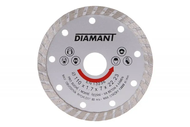 Diamantový kotouč /22,2mm DIAMANT TURBO