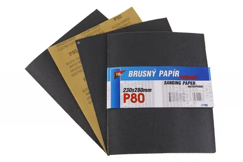 Brusný papír 230x280mm / zrno Waterproof 10ks