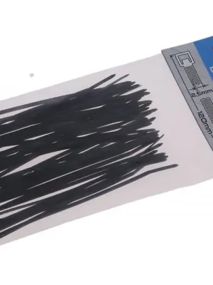 Pásky vázací 50ks černá