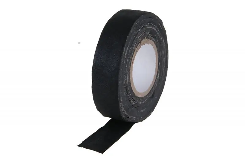 Páska lepíci izolační 10m x 19mm textilní černá