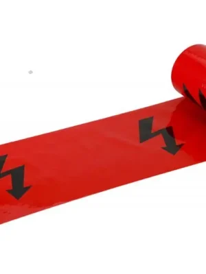 Fólie výstražná 220mm x /0,07mm piktogram el. vedení