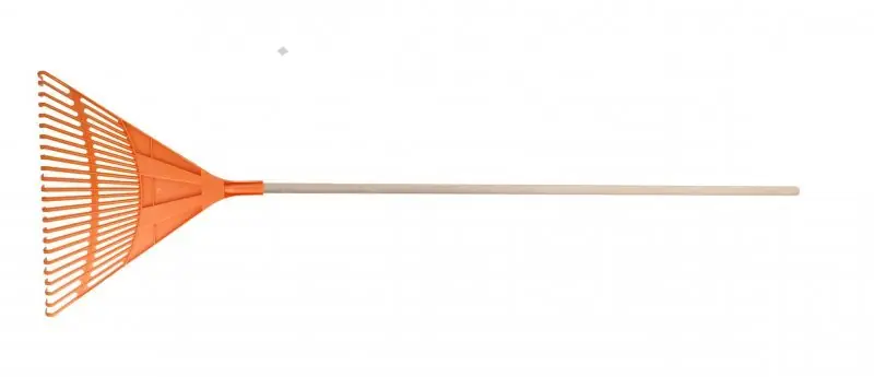 Hrábě plastové dřevěná násada 1600mm