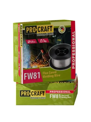 Trubičkový svařovací drát flux PROCRAFT FW81