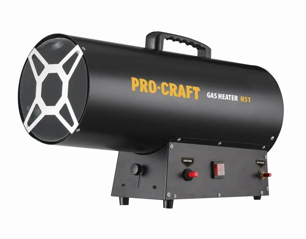 Plynové horkovzdušné topidlo / vysoušeč PROCRAFT H51