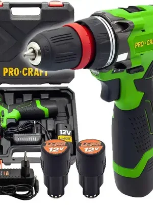 Aku vrtací šroubovák PROCRAFT PA12DFR