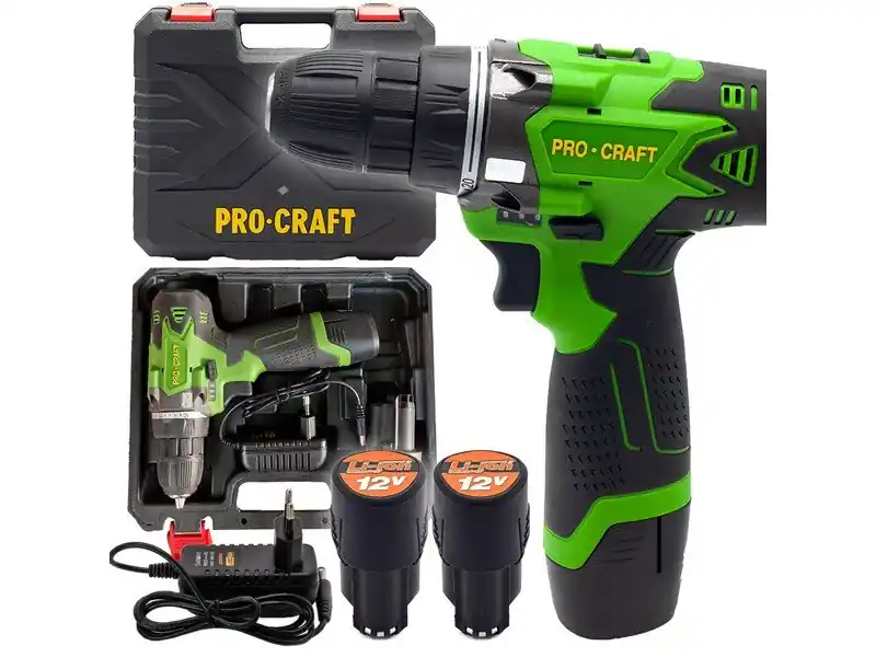 Aku vrtací šroubovák PROCRAFT PA12Li