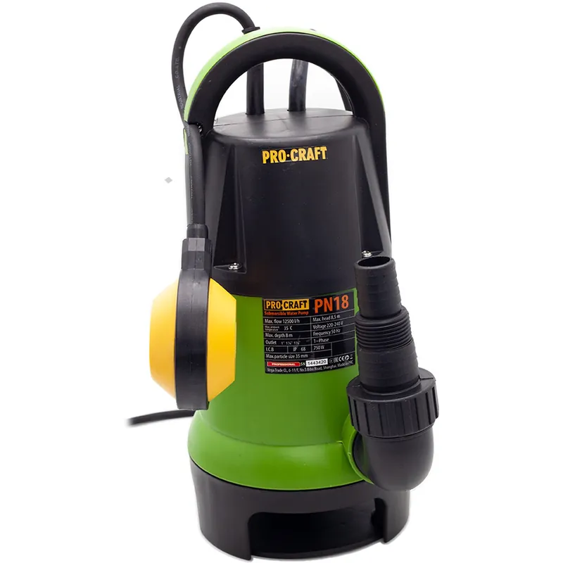 Ponorné vodní kalové čerpadlo PROCRAFT PN18