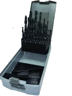 Sada vrtáků do kovu 1,0-10,5mm / 0,5mm válcované HSS-R DIN338 24ks