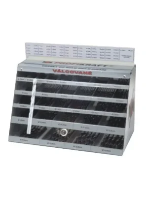 Box s vrtáky do kovu 1,5-13,0mm válcované HSS-R DIN338 500ks STANDARD