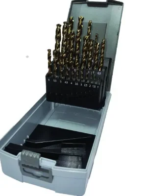 Sada vrtáků do kovu 1,0-10,5mm / 0,5mm cobaltové HSS-R DIN338 24ks