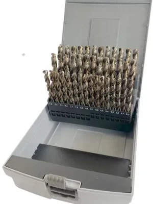Sada vrtáků do kovu 6,0-10,0mm / 0,1mm cobaltové HSS-Co DIN338 41ks INDUSTRY