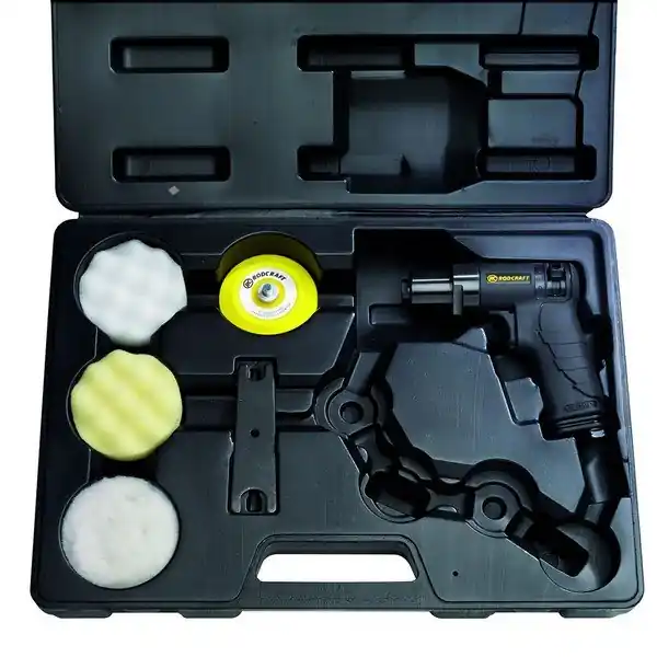 Pneumatická leštička 75mm 5500mm s příslušenstvím RC7683 - kufr