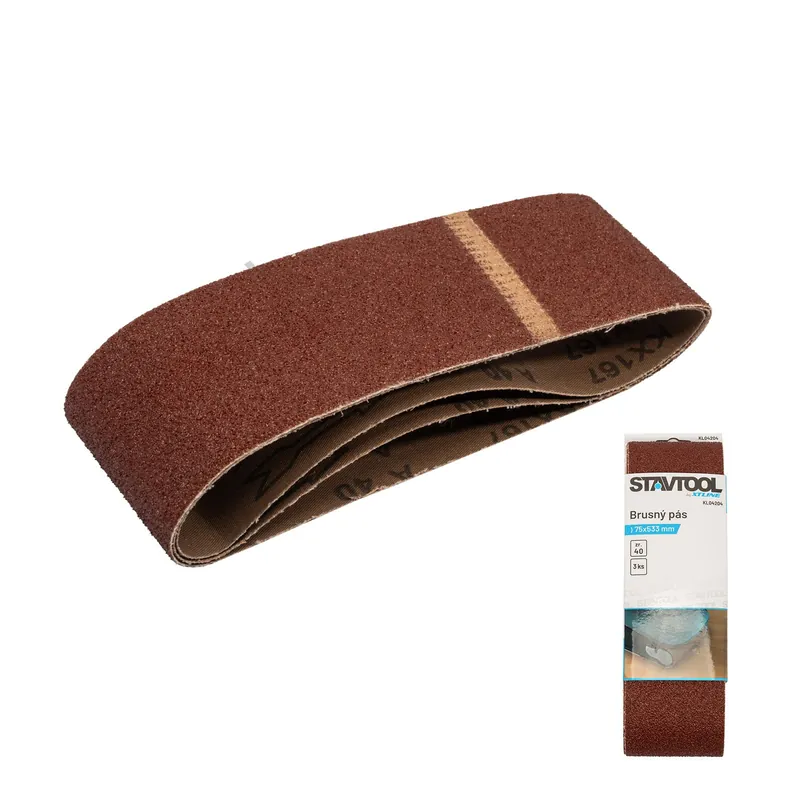 Brusný pás 75x533 mm zr. (1bal/3ks) STAVTOOL