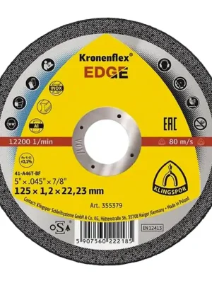 Kotouč řezný na ocel/nerez/hliník EDGE Special 125x1,2x22,2 mm KLINGSPOR