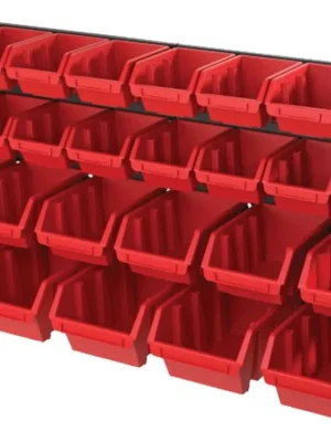 Nástěnný regál s boxy velký QBRICK