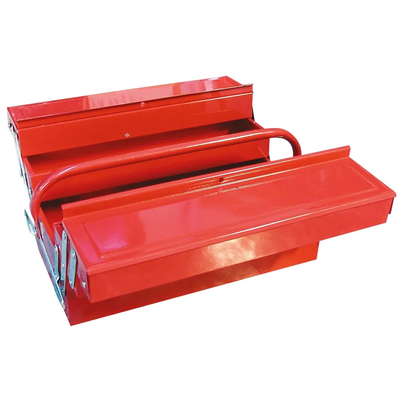 AKCE XT Kufr na nářadí kovový - 5 přihrádek 404x200x150 mm XTLINE