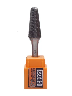Kolíková fréza do kovu, stopka 6 mm zaoblený kužel 8x22 mm RICHMANN
