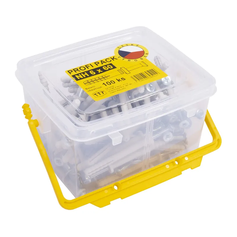 Hmoždinky natloukací profi pack NH 6x35 mm, 1bal/200ks (náhrada za UPP635NH) TTT
