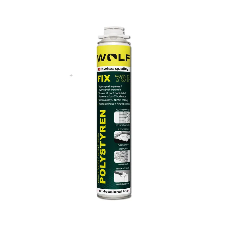 AKCE XT Pistolové PU lepidlo na polystyren 78P 750 ml WOLF
