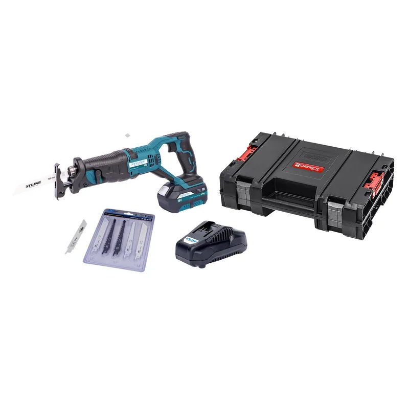 AKCE XT Aku mečová pila 18 V + baterie 2.0 Ah + nabíječka 2.4 A + box XTLINE