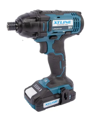 AKCE XT Aku rázový utahovák na bity 18 V /180 Nm + baterie 2.0 Ah + nabíječka 2.4 A XTLINE