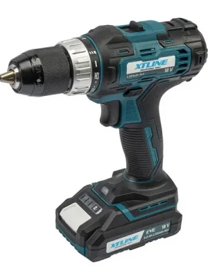 Aku vrtačka 18 V /40 Nm + 2 baterie 2.0 Ah + nabíječka 2.4 A XTLINE