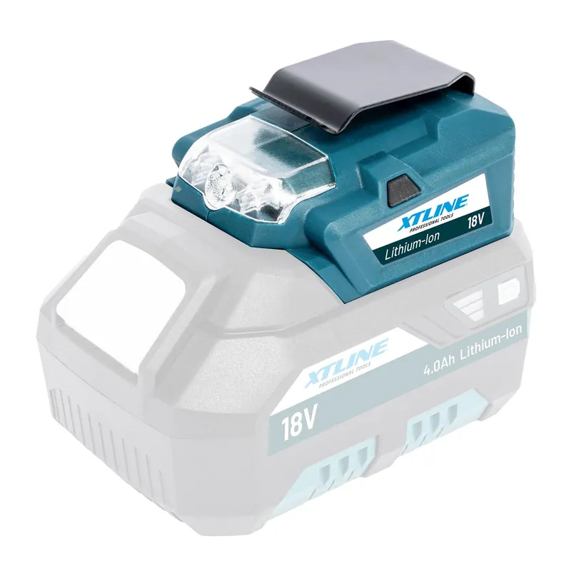 AKCE XT Nabíječka s LED svítidlem 18 V /60 lm 1.5 A XTLINE
