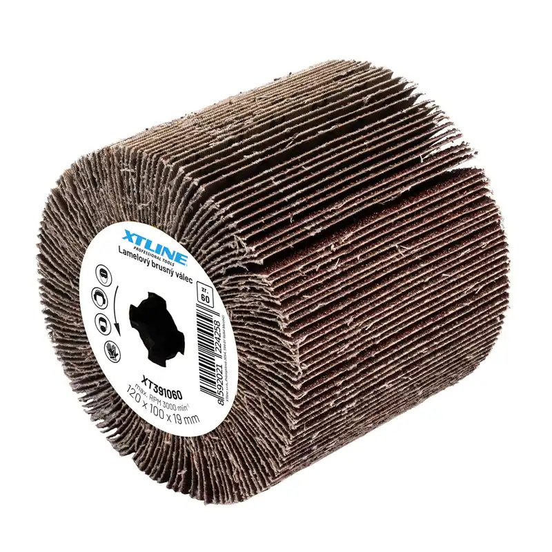 Lamelový brusný válec 120x100 mm zr. 60 XTLINE