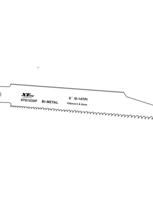 Pilové plátky mečové Bimetal 152x19x0,9 mm, 8-14 Tpi (1bal/5ks) XTLINE