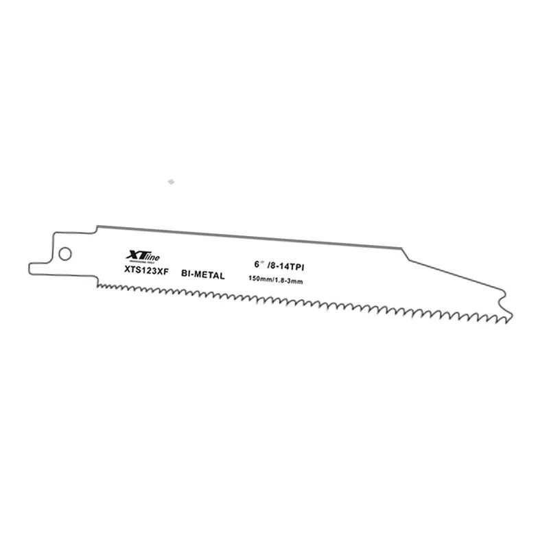 Pilové plátky mečové Bimetal 152x19x0,9 mm, 8-14 Tpi (1bal/5ks) XTLINE