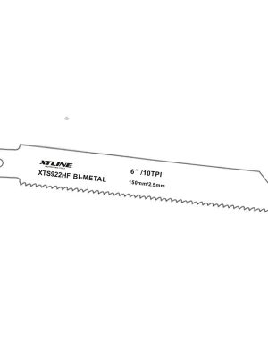 Pilové plátky mečové Bimetal 152x19x0,9 mm, 10-14 Tpi (1bal/5ks) XTLINE