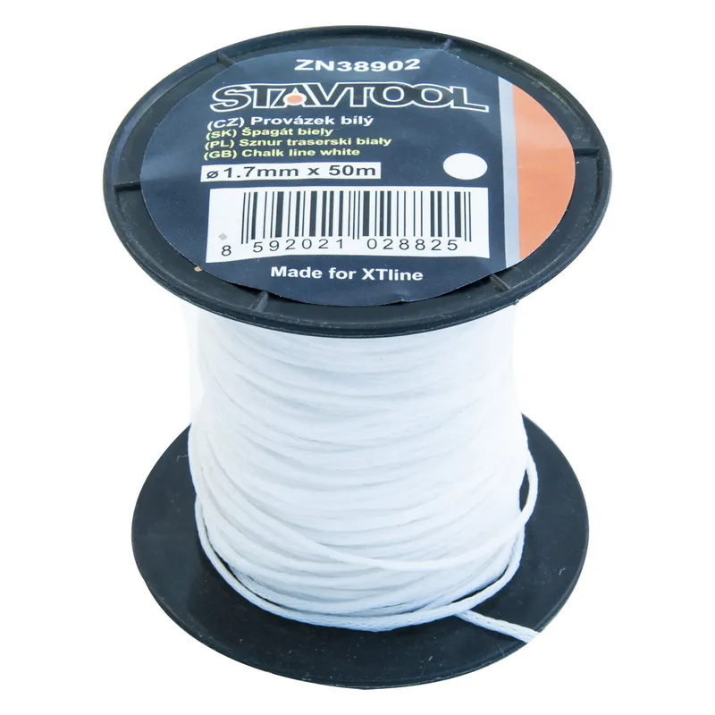 Provázek bílý 50 m / 2 mm STAVTOOL