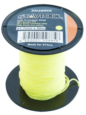 Provázek žlutý 50 m / 2 mm STAVTOOL
