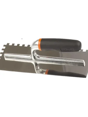 Hladítko nerezové zubové BECCO 400x120 mm zub 8 STAVTOOL