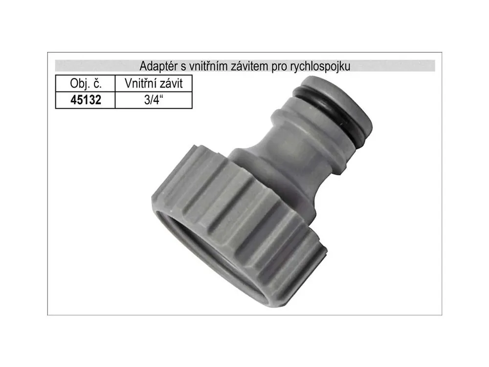 Adaptér na rychlospojku s vnitřním závitem 3/4" pro zahradní hadici