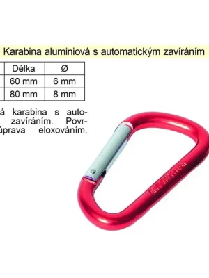 Karabina Alu 60x6mm