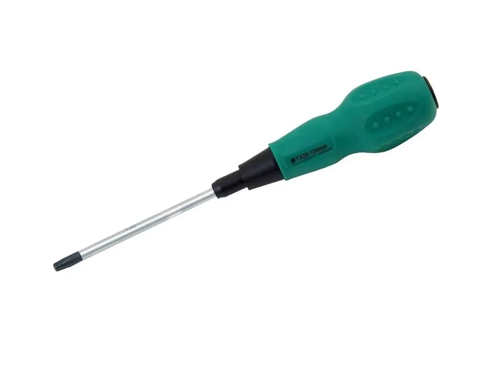 šroubovák TORX, T 7x75mm, CrV, EXTOL PREMIUM
