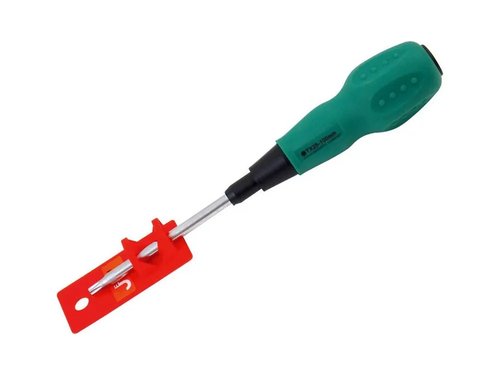 šroubovák TORX, T 8x75mm, CrV, EXTOL PREMIUM