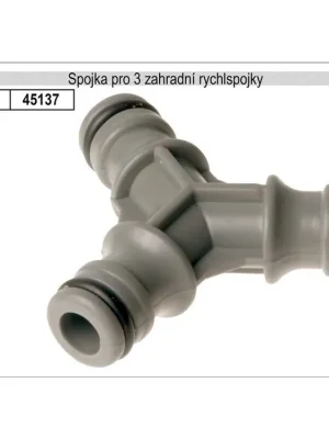 Spojka pro 3 zahradní rychlspojky