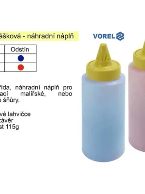 Křída prášková modrá 115g pro značkovací šňůry