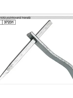Skoba zednická hranatá pozinkovaná