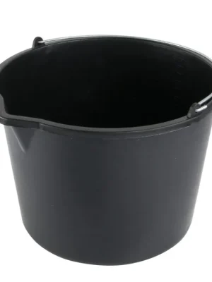 Vědro plastové černé 12 L s výlevkou