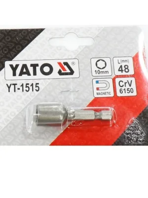 Klíč nástavec nástrčný magnetický 1/4" 8 x 48 mm CrV blistr