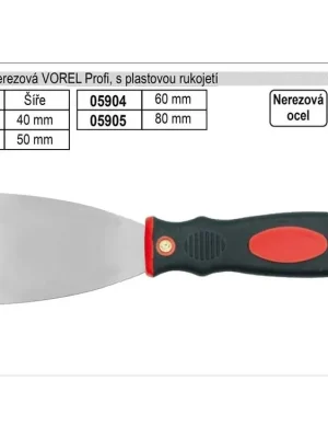 Špachtle nerezová Profi 40mm