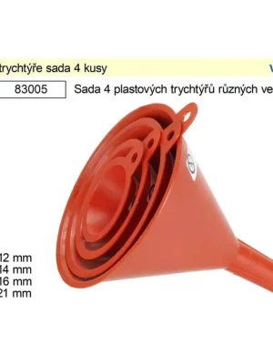 Trychtýře sada 4 kusy