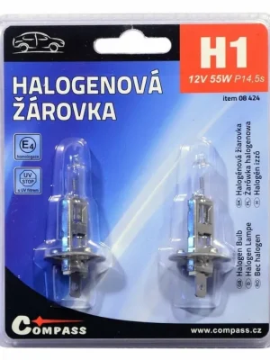 Žárovka 12V H1 55W P14,5s blister 2ks