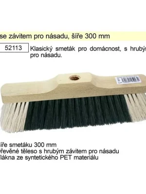 Smeták na hůl se závitem šíře 300 mm