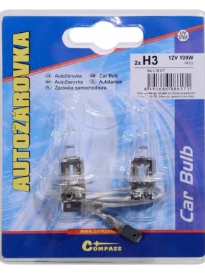 Žárovka 12V H3 100W Pk22s blister 2ks