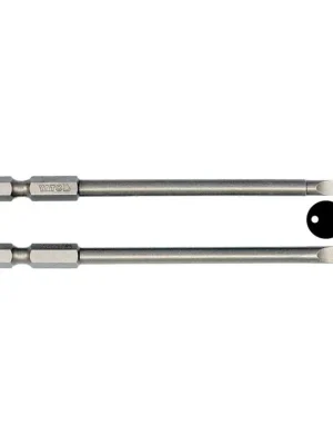 Bezpečnostní bity, Spanner, ploché, s výřezem, šíře 6 a 10 mm, 1/4" , délky 100 mm, Yato
