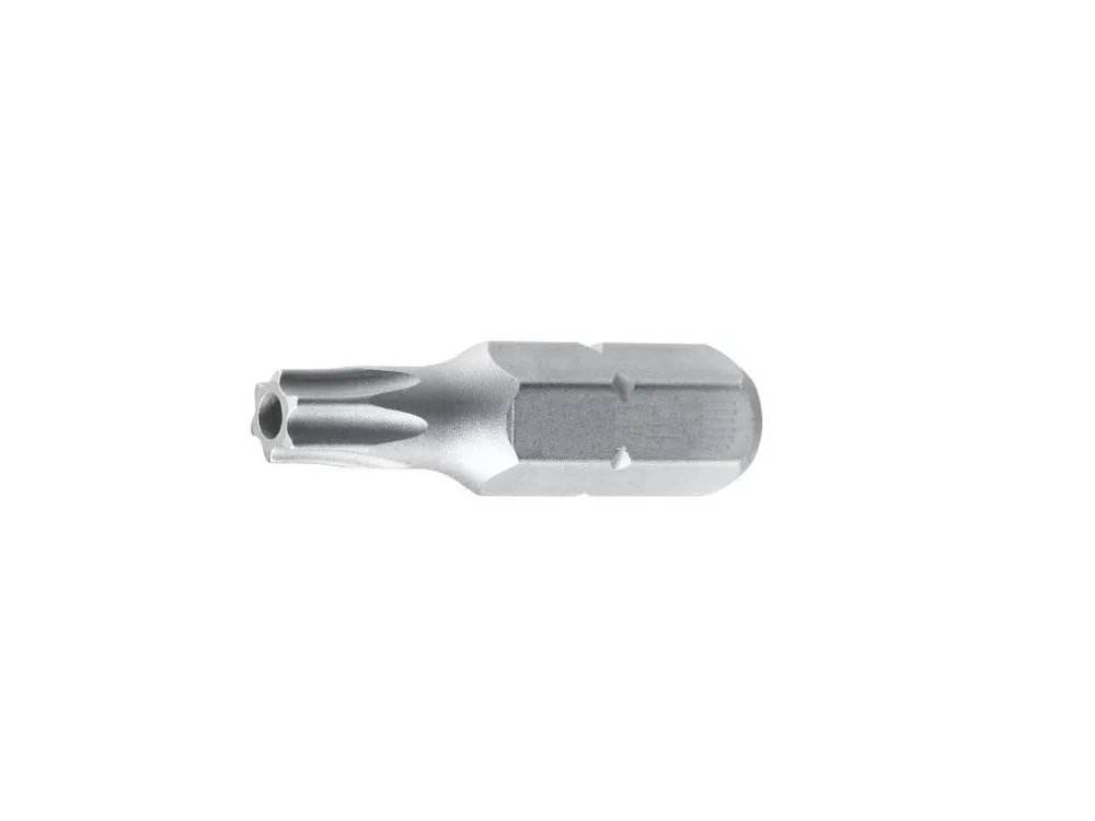 WITTE Bit Torx T30x25mm 1/4' TT30, s otvorem, bezpečnostní